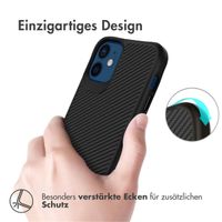 imoshion Rugged Hybrid Carbon Case für das iPhone 12 Mini - Schwarz