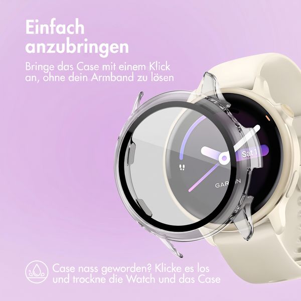 imoshion Full Cover Hard Case Garmin Vivoactive 6 - Transparent