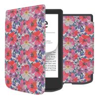 imoshion Design Slim Hard Case Klapphülle Pocketbook Verse / Verse Pro / Verse Pro Color / Vivlio Light / Light HD - Flower Watercolor