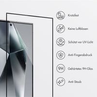 Accezz Gehärteter Glas-Schutz + Applikator Samsung Galaxy S24 Ultra