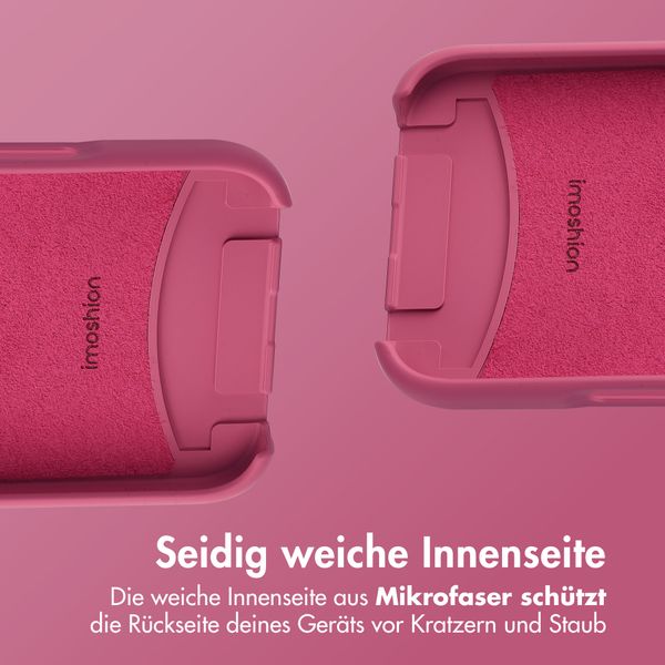 imoshion Color Backcover mit abnehmbarem Handykette und MagSafe Apple iPhone 16 Pro Max - Raspberry