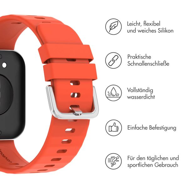 imoshion Silikonband für das  Huawei Watch Fit 3 - Orange