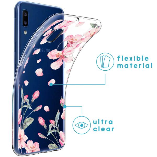 imoshion Design Hülle Samsung Galaxy A20e - Blossom Watercolor