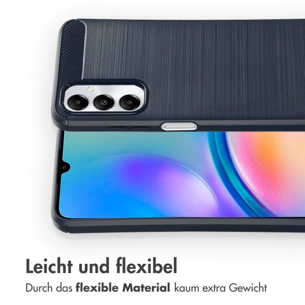 imoshion Brushed Back Cover für das Samsung Galaxy A05s - Dunkelblau