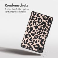 imoshion Design Trifold Klaphülle Samsung Galaxy Tab A11 / A9 8.7 Zoll - Leopard
