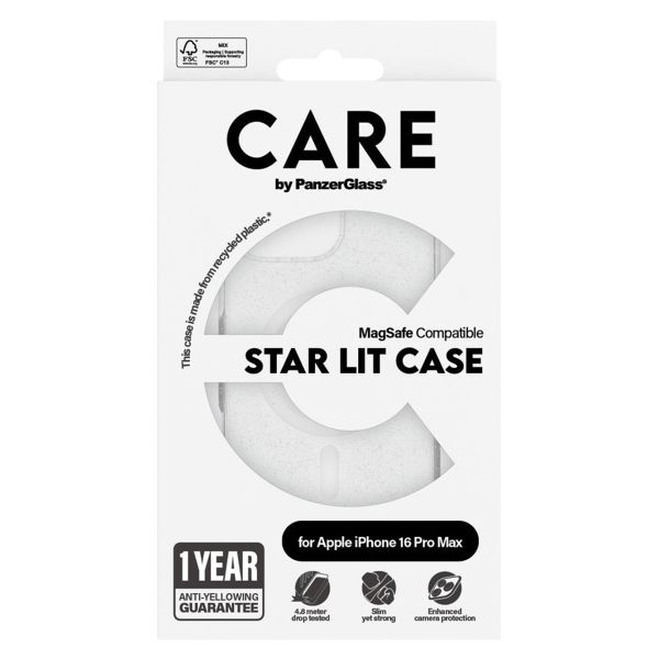 CARE by PanzerGlass Star Lit Case MagSafe Apple iPhone 16 Pro Max - Star Lit