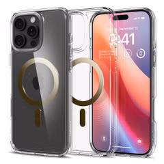 Spigen Ultra Hybrid Backcover MagSafe Apple iPhone 16 Pro - Goud