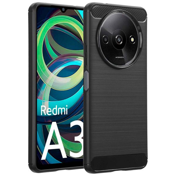 imoshion Brushed Back Cover Xiaomi Redmi A3 - Schwarz