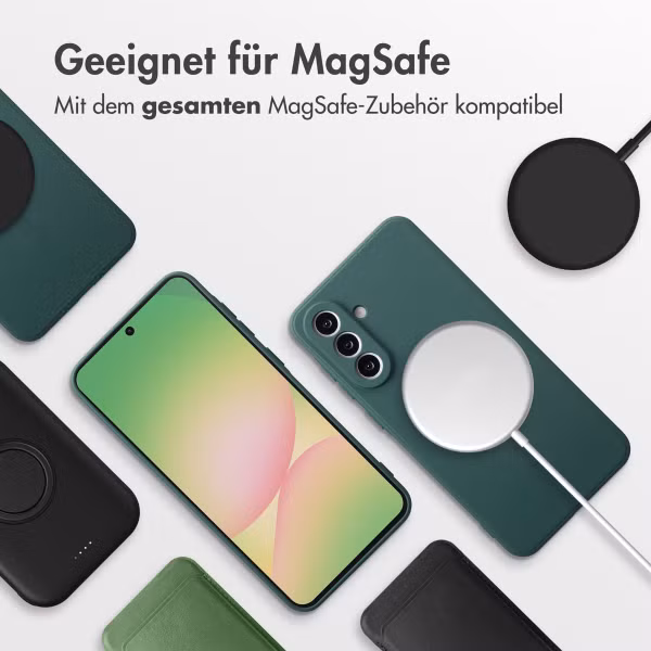 imoshion Color Back Cover mit MagSafe Samsung Galaxy A56 - Dunkelgrün