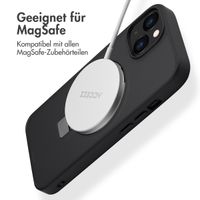 Accezz Ring Stand Backcover mit MagSafe für das Apple iPhone 14 - Schwarz
