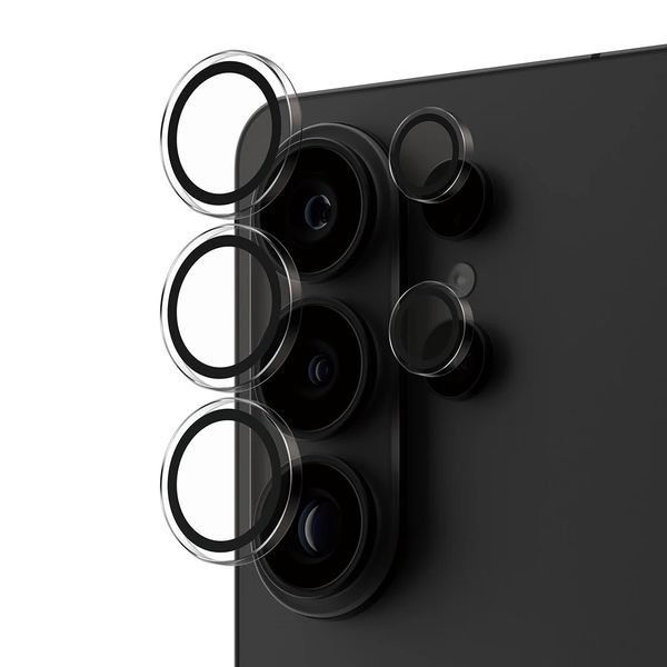 PanzerGlass Kameraprotektor Hoops Optic Rings für das Samsung Galaxy S26 Ultra - Transparent