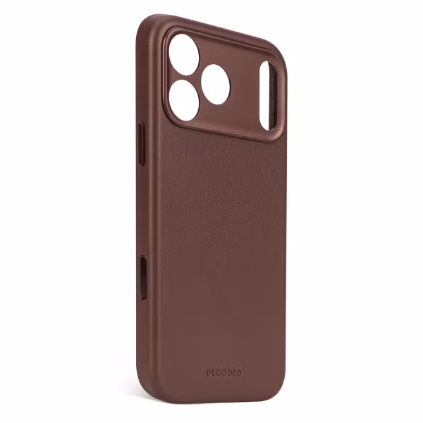 Decoded Leather Backcover MagSafe Apple iPhone 17 Pro - Chocolate Brown