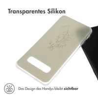 imoshion Design Hülle Samsung Galaxy S10 - Floral Green