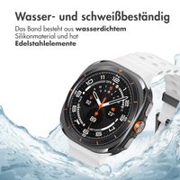 imoshion Ocean Silikonarmband für das  Samsung Galaxy Watch Ultra (2024/2025) - Weiß