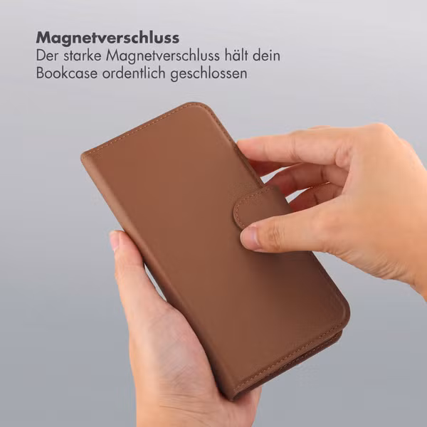 Accezz Edge abnehmbare Bookcase mit MagSafe Samsung Galaxy A27 (5G) - Braun