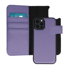 imoshion Herausnehmbare 2-in-1 Luxus-Bookcase Apple iPhone 12 (Pro) - Violett
