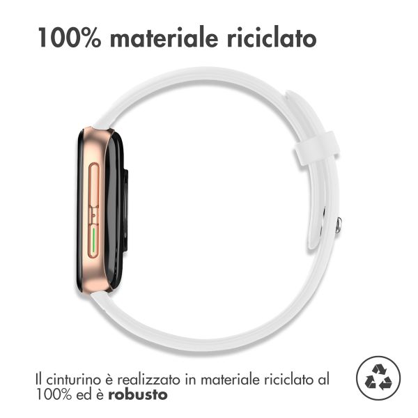 imoshion Silikon Sportarmband für Oppo Watch 46 mm - Weiß