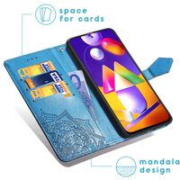 imoshion Mandala Klapphülle Samsung Galaxy M31s - Türkis