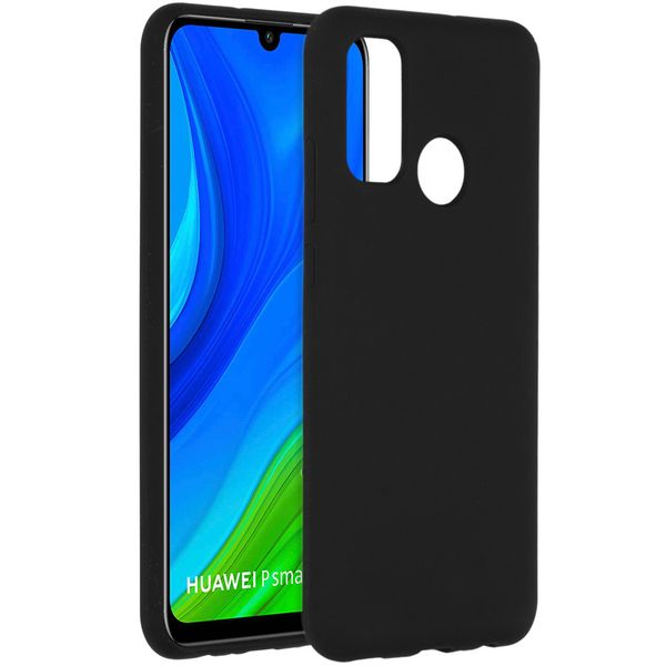 Accezz Liquid Silikoncase Schwarz für das Huawei P Smart (2020)