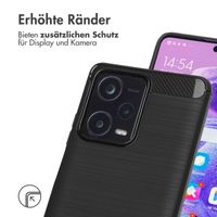 imoshion Brushed Back Cover für das Xiaomi Redmi Note 12 Pro Plus - Schwarz