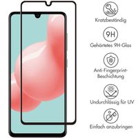 Selencia Premium Screen Protector aus gehärtetem Glas für das Samsung Galaxy A41 - Schwarz