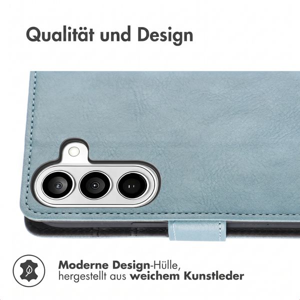 imoshion Luxuriöse Klapphülle Samsung Galaxy A27 (5G) - Hellblau