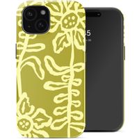 Selencia Vivid Back Cover Apple iPhone 15 - Chalky Bloom