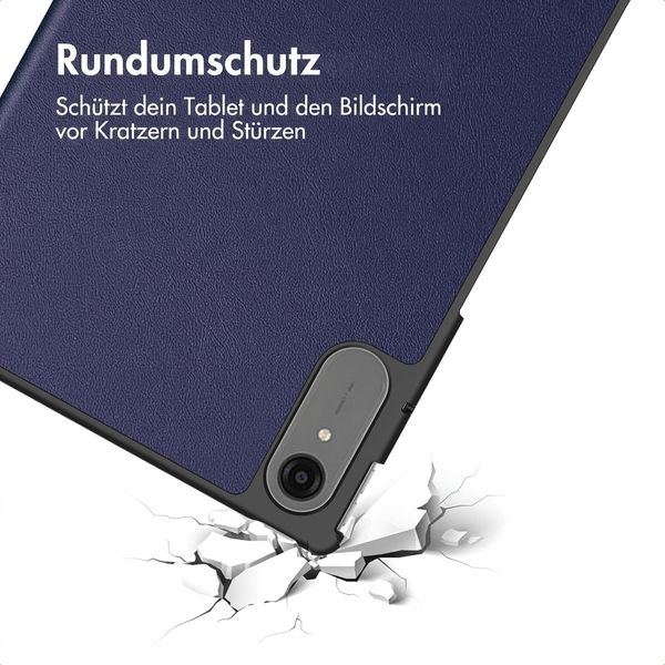 imoshion Trifold Klapphülle Lenovo Idea Tab Pro Gen 2 - Dunkelblau