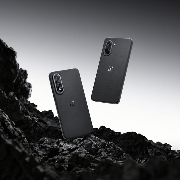 OnePlus Sandstone Protective Backcover OnePlus Nord 5 - Schwarz