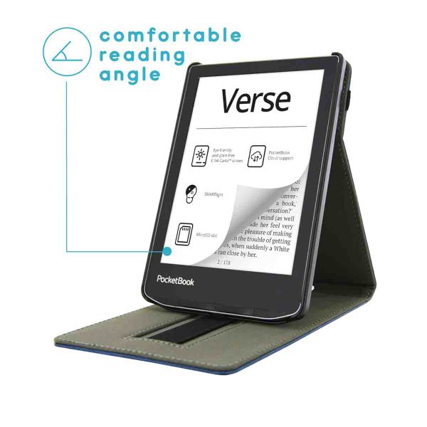 imoshion Stand Flipcase Pocketbook Verse Lite - Dunkelblau