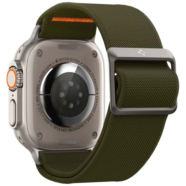Spigen Lite Fit Ultra Armband für das  Apple Watch Series 1 t/m 11 / SE / Ultra (44/45/46/49 mm) - Khaki