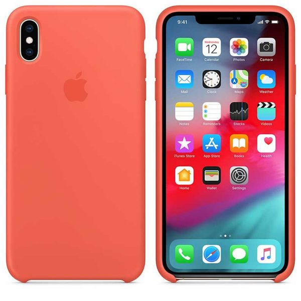 Apple Silikoncase Nectarine für das iPhone Xs Max