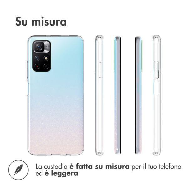 Accezz Clear TPU Backcover Xiaomi Redmi Note 11 (4G) / Note 11S (4G) - Transparent