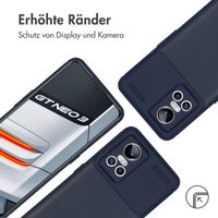 imoshion Carbon-Hülle für das Realme GT Neo 3 - Blau