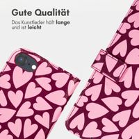 imoshion Design Klapphülle Apple iPhone SE (2022 / 2020) / 8 / 7 / 6(s) - Hearty Blush