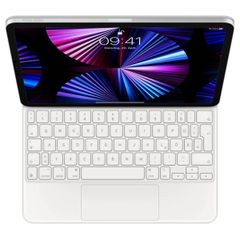 Apple Magic Keyboard Apple iPad Air 11 Zoll (2025) M3 / (2024) M2 / Air 5 (2022) / Air 4 (2020) / Pro 11 (2018/2020/2021/2022) - QWERTZ / DE - Weiß