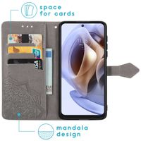 imoshion Mandala Klapphülle für das Motorola Moto G31 / G41 - Grau