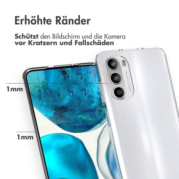 Accezz Clear TPU Backcover Motorola Moto G52 / G82 - Transparent