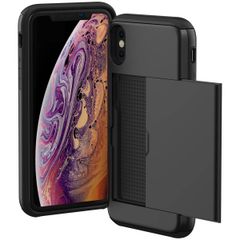 imoshion Backcover mit Kartenfach Apple iPhone X / Xs - Schwarz