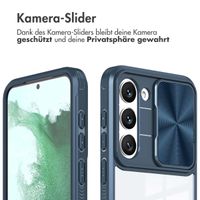 imoshion Back Cover mit Kameraschieber für das Samsung Galaxy S23 - Dunkelblau