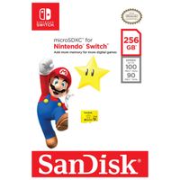 SanDisk microSD für das Nintendo Switch - 256GB - Star