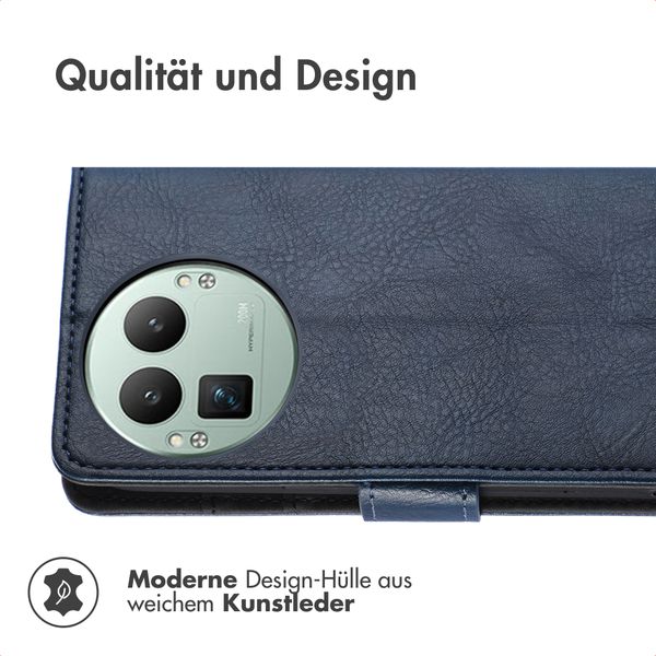 imoshion Luxuriöse Klapphülle Realme GT 8 Pro - Dunkelblau