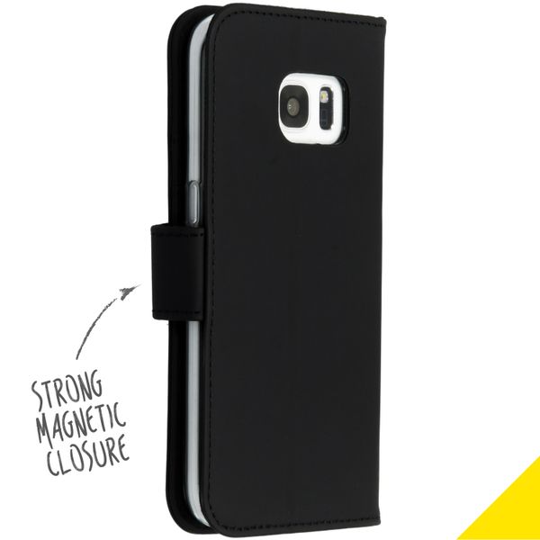 Accezz Wallet TPU Klapphülle Samsung Galaxy S7 - Schwarz