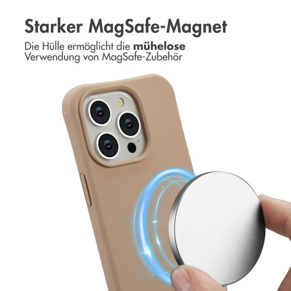 imoshion Color Backcover mit abnehmbarem Handykette und MagSafe Apple iPhone 14 Pro - Nude
