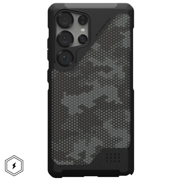 UAG Backcover Metropolis LT MagSafe für das Samsung Galaxy S25 Ultra - Micro Hex Camo Graphite