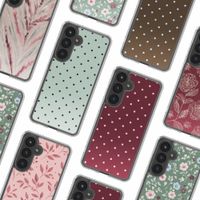 imoshion Design Hülle Samsung Galaxy S24 - Polka Dot Mintgroen