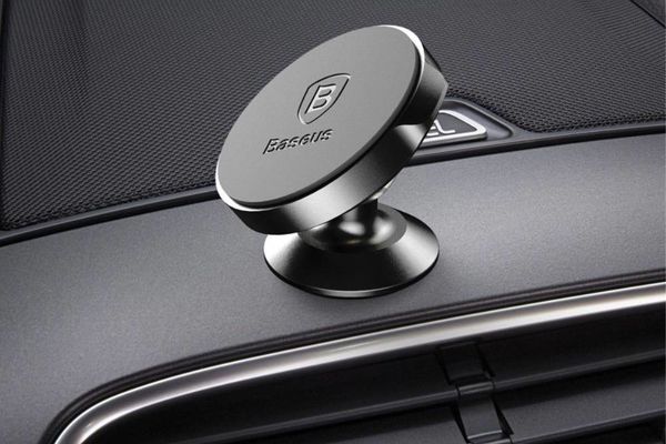 Baseus Magnetic Car Mount für das Samsung Galaxy A41 - Handyhalterungung für das Auto - Armaturenbrett - Magnetisch - Schwarz