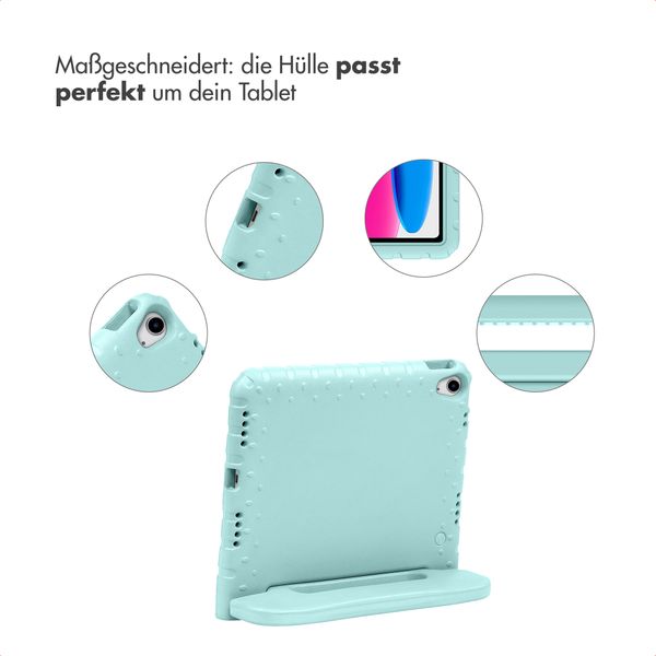 imoshion Schutzhülle mit Handgriff kindersicher Apple iPad 11 (2025) 11 Zoll A16 / iPad 10 (2022) 10.9 Zoll - Soft Blue