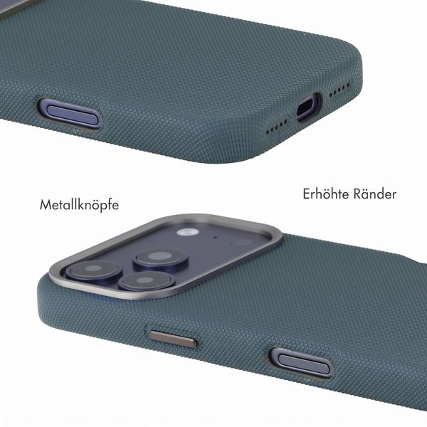 Accezz Mesh Backcover mit MagSafe Apple iPhone 17 Pro Max - Dunkelblau
