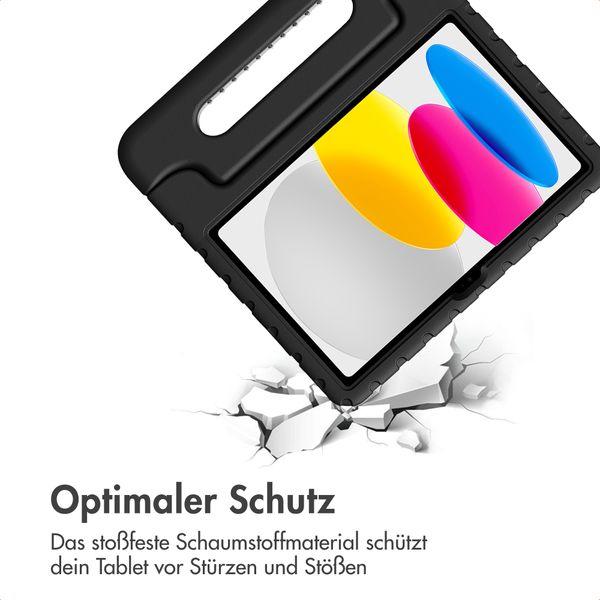 imoshion Schutzhülle mit Handgriff kindersicher Apple iPad 11 (2025) 11 Zoll A16 / iPad 10 (2022) 10.9 Zoll - Schwarz